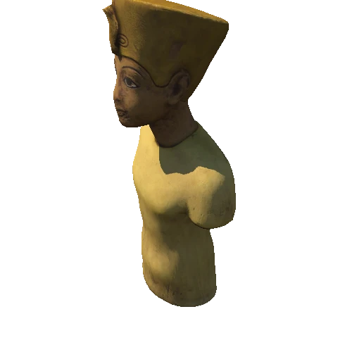 Tutankhamun King Low Poly